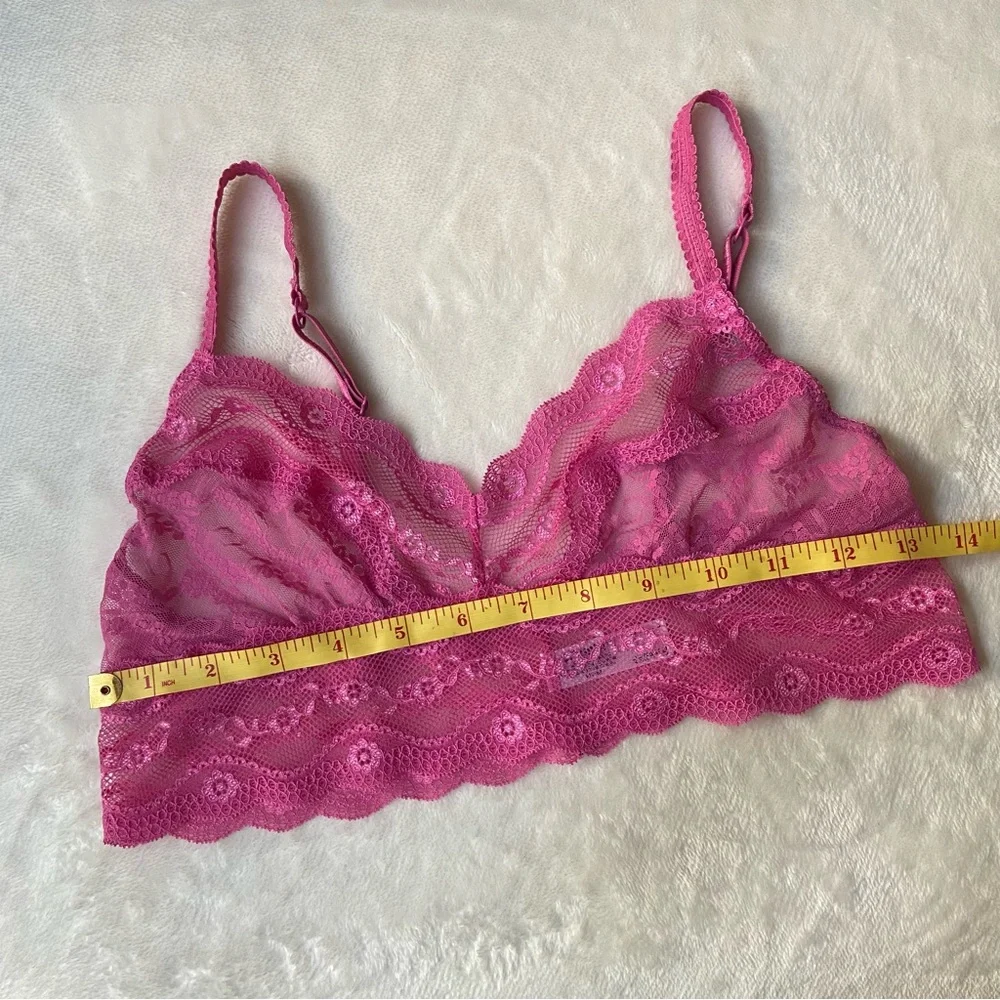 B. Tempt'd Hot Pink Lace Bralette by Wacoal L (juniors)